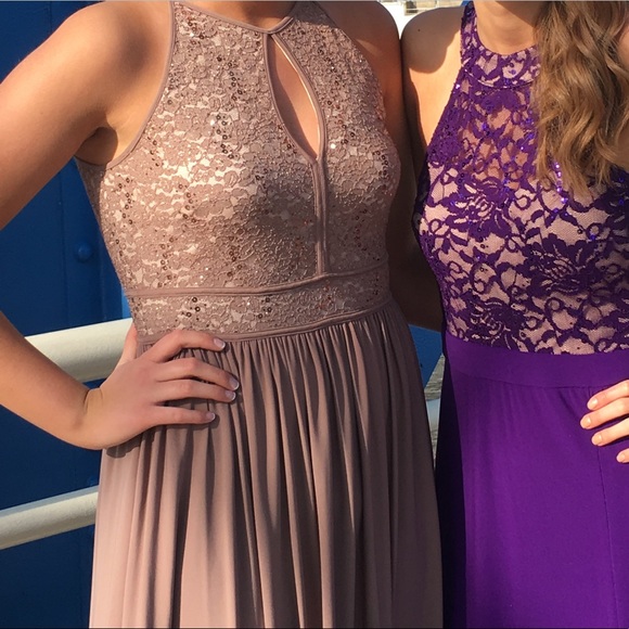 Tan prom dress - Picture 6 of 6